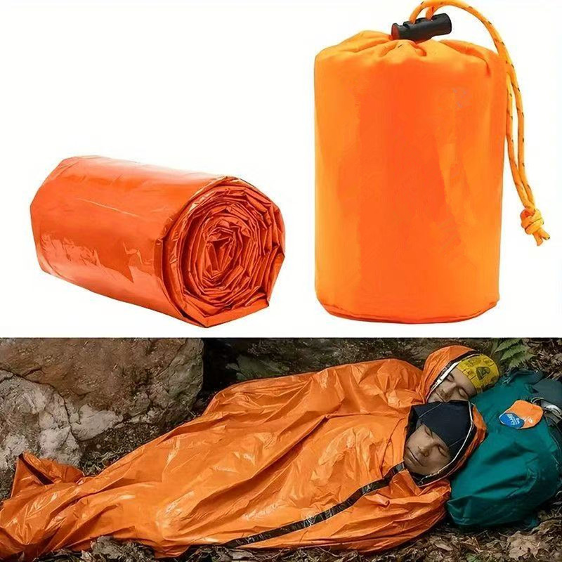 Emergency Mylar Tent - Awaryjny śpiwór ultra-wodoodporny, termiczne koce z