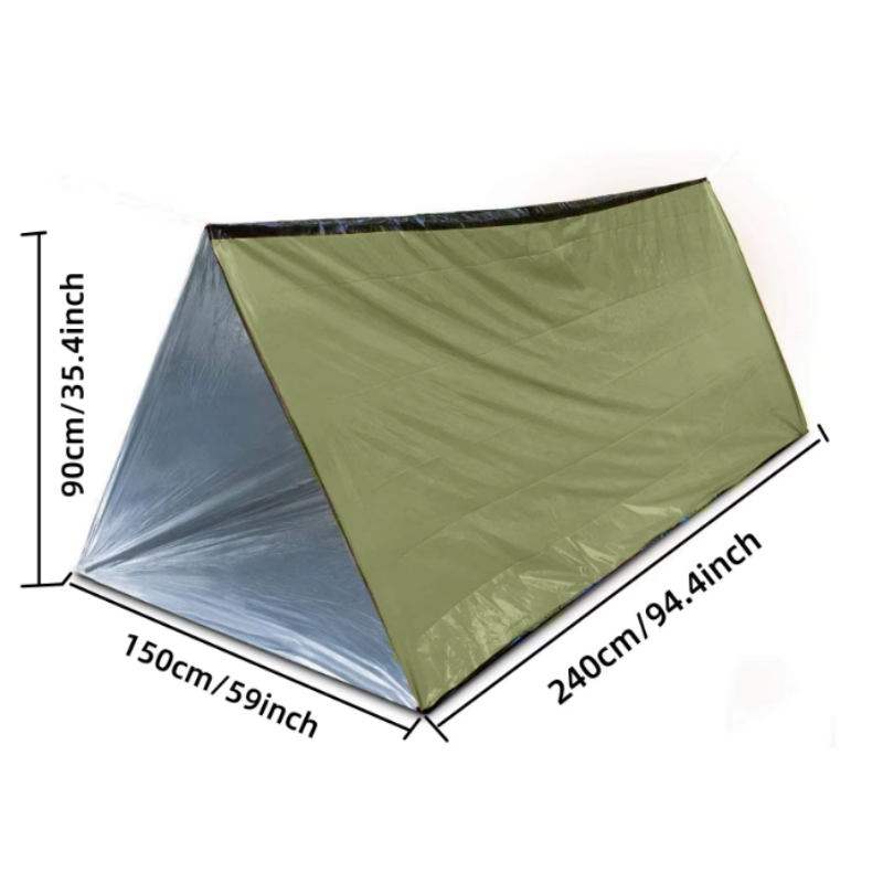Wodoodporny, wielokrotnego uży – Emergency Mylar Tent recenzja i cena