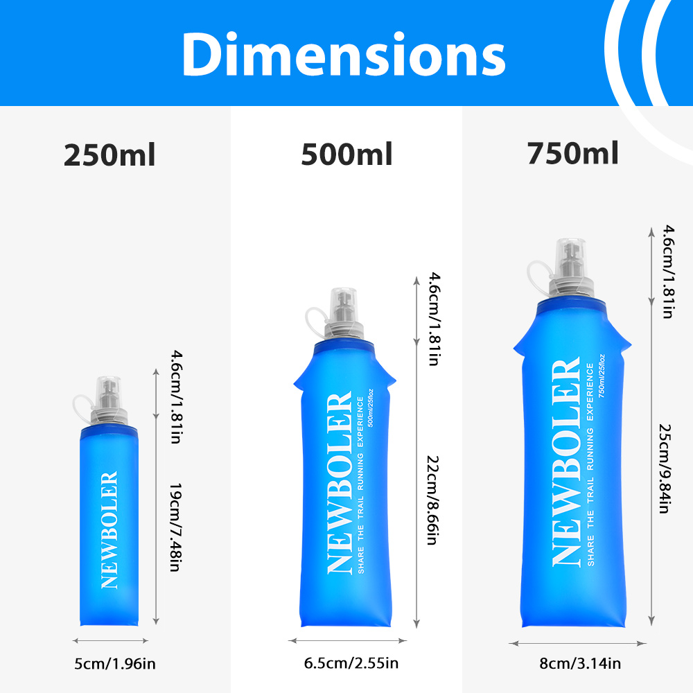 Butelka na wodę 250/500/750ML, – Water Bag Collapsible recenzja i cena