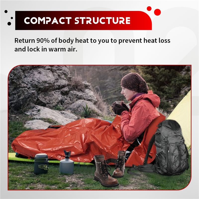 【STOCK】Awaryjny śpiwór dla 2 o – Bivy Bag Emergency recenzja i cena