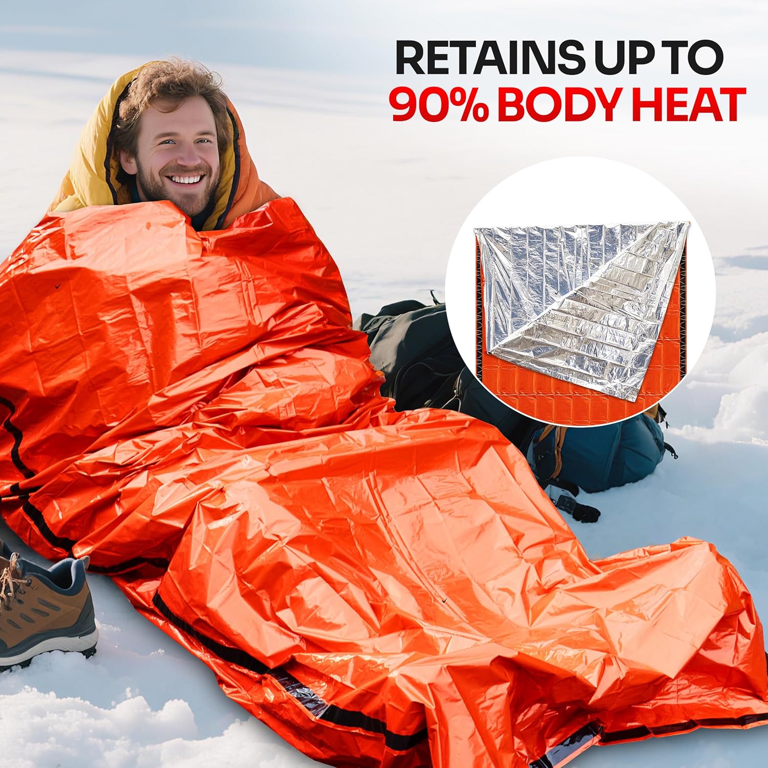 Awaryjny śpiwór do zestawu sur – Emergency Mylar Tent recenzja i cena